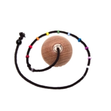 Wahadło profilaktyczne akacjowe z kolorami na sznurku